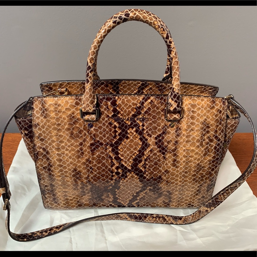 Michael Kors Python Handbag - image 1